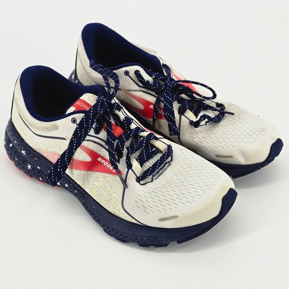 Brooks Adrenaline GTS 21 Run USA Limited Edition Stars Running Shoes Women's 9.5
